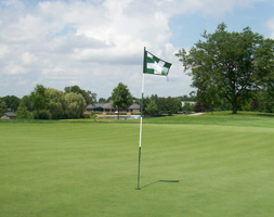 GOLF GREEN FLAG